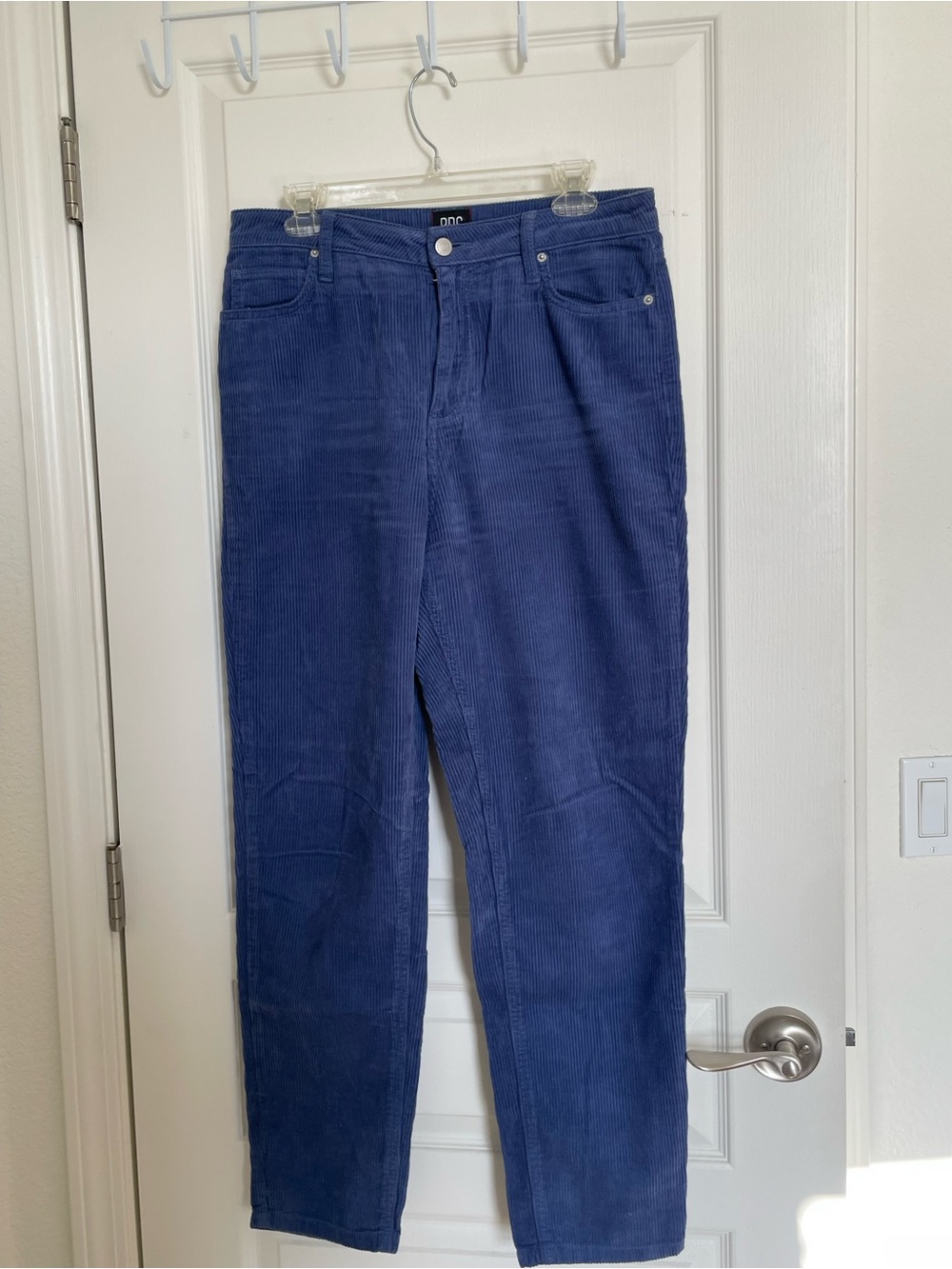 BDG Mom High-Rise Corduroy Pants - Light Blue